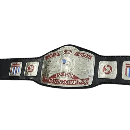 NWA United States Tag Team Wrestling Zinc Championship Belt - WWF Belt