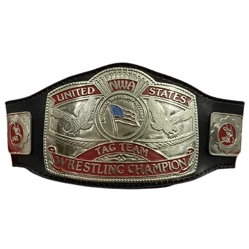 NWA United States Tag Team Wrestling Zinc Championship Belt - WWF Belt