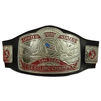 NWA United States Tag Team Wrestling Zinc Championship Belt - WWF Belt