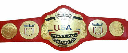 NWA United States Wrestling Tag Team Championship Title Belt - WWF Belt