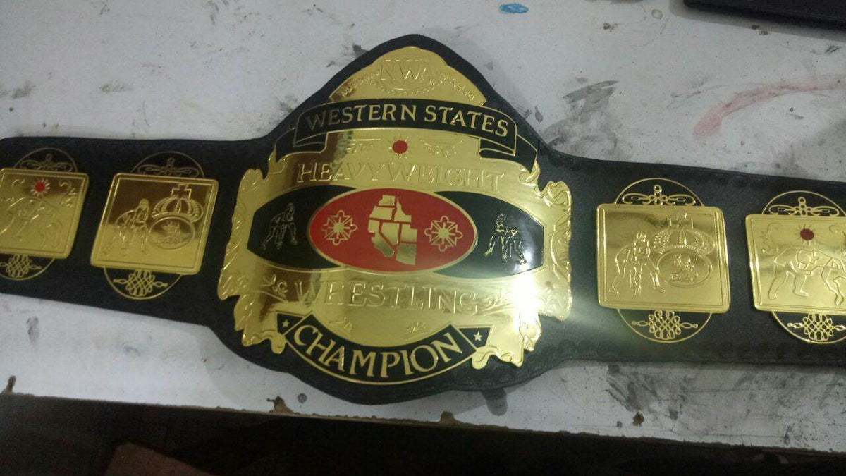 NWA Western States Heavyweight Wrestling Championship belt - WWF Belt
