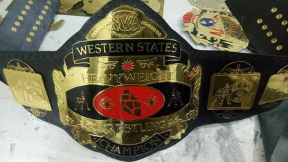 NWA Western States Heavyweight Wrestling Championship belt - WWF Belt