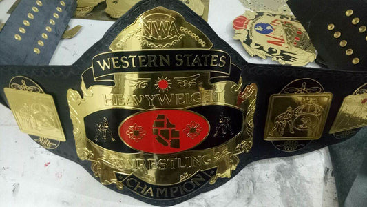 NWA Western States Heavyweight Wrestling Championship belt - WWF Belt