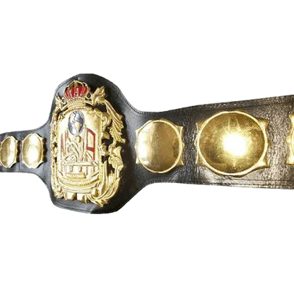 NWA Wrestling Champion Belt Gene Kiniski Dory Funk Jr. Old World - WWF Belt