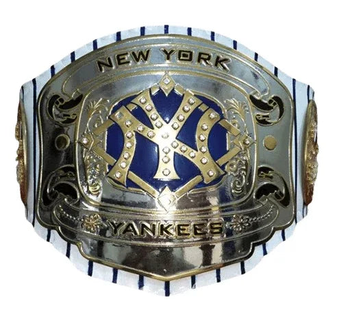 NY New York Yankees Championship Belt - WWF Belt