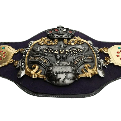 Old NWA International Heavyweight Wrestling Champion Belt - WWF Belt