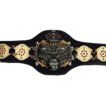 Old NWA International Heavyweight Wrestling Champion Belt - WWF Belt