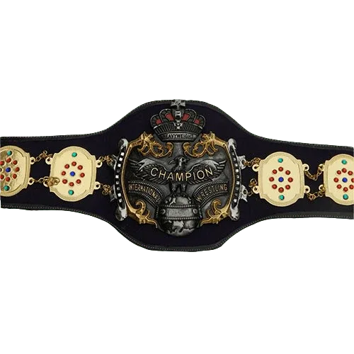 Old NWA International Heavyweight Wrestling Champion Belt - WWF Belt