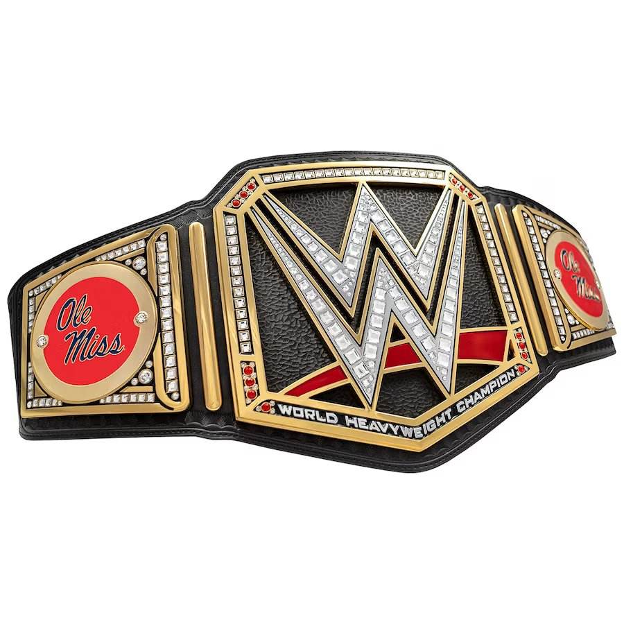 Ole Miss Rebels WWE Championship Replica Title Belt - WWF Belt