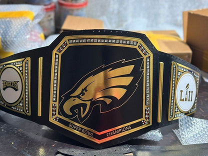 Philadelphia Eagles NFL Super Bowl Championship Belt - WWF Belt