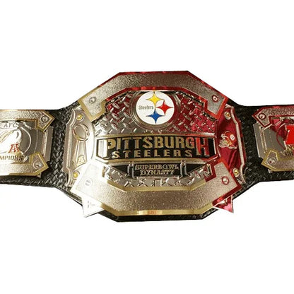 Pittsburgh Steelers Dynasty Championship Belt - WWF Belt