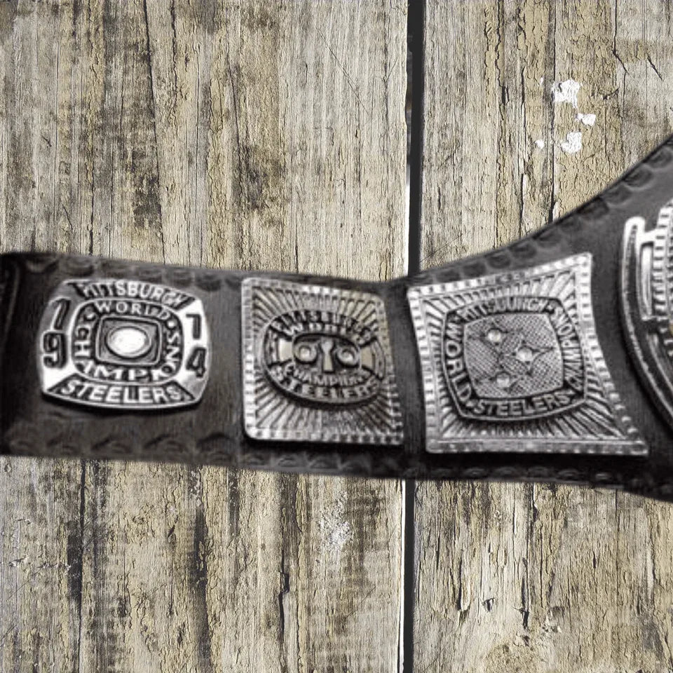 Pittsburgh Steelers Fan Wrestling Championship Title Belt - WWF Belt