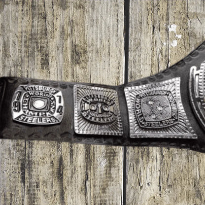 Pittsburgh Steelers Fan Wrestling Championship Title Belt - WWF Belt