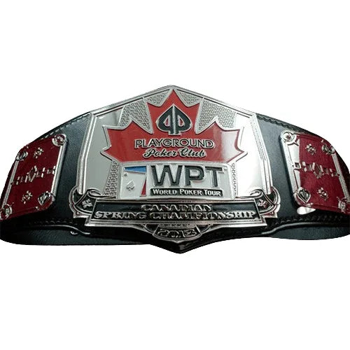 Playground Poker World Poker Tour Canadian Championship Belt - WWF Belt