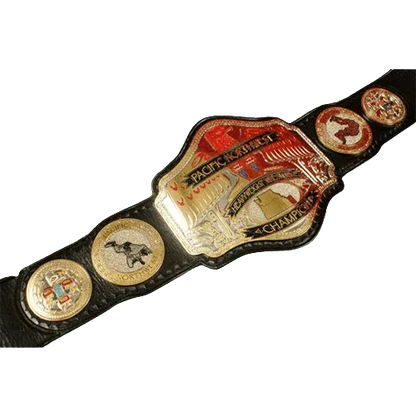 Portland Wrestling Uncut Pacific Northwest Title championship belt - WWF Belt