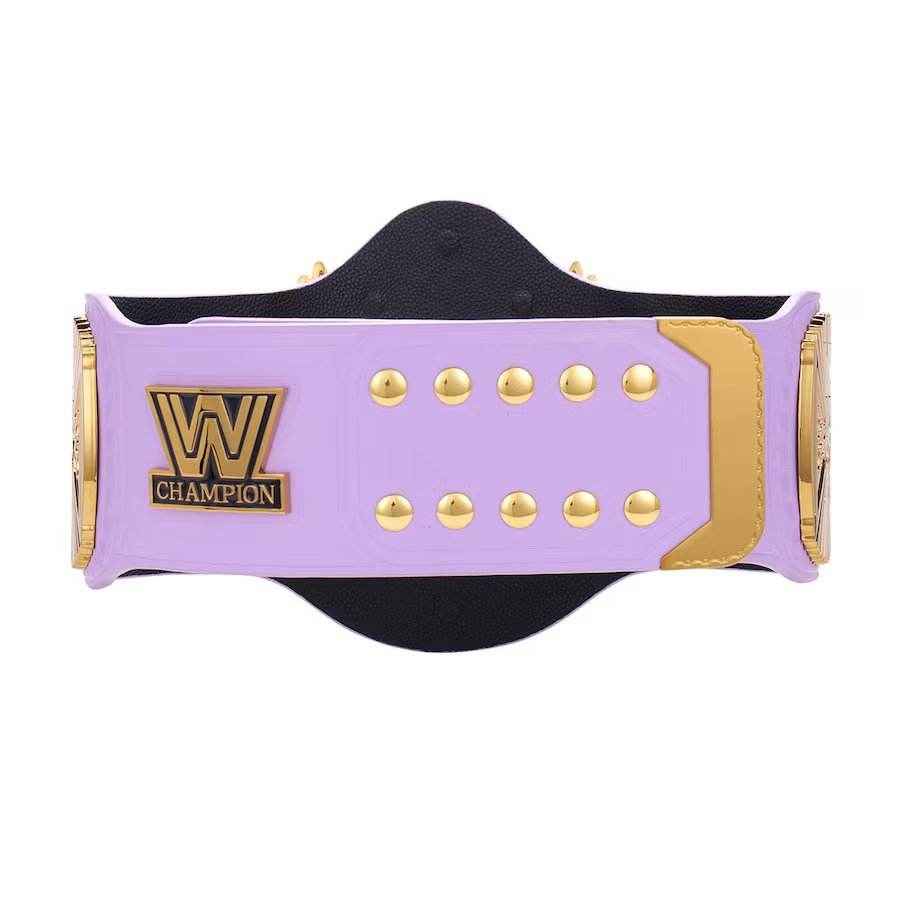 Purple WWE Winged Eagle Championship Replica Title Belt - WWF Belt