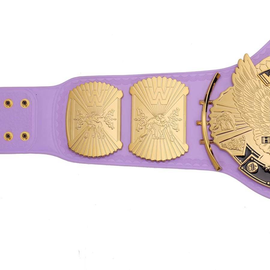 Purple WWE Winged Eagle Championship Replica Title Belt - WWF Belt