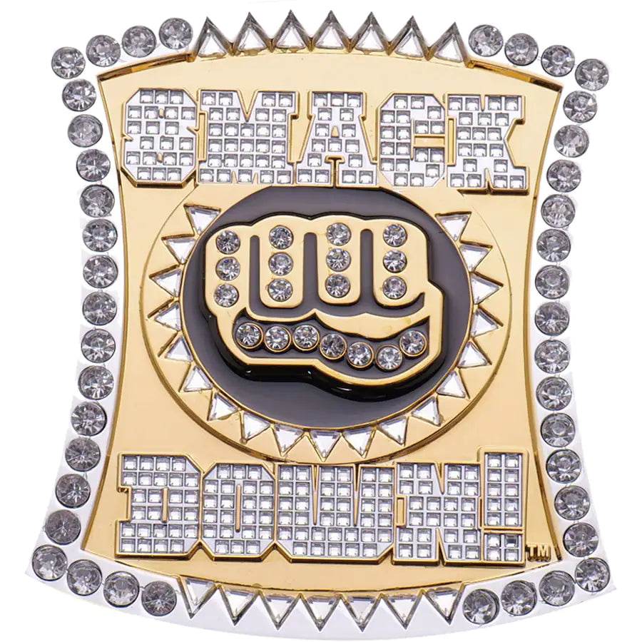 RAW and SmackDown Spinner WWE Side Plate Box Set - WWF Belt
