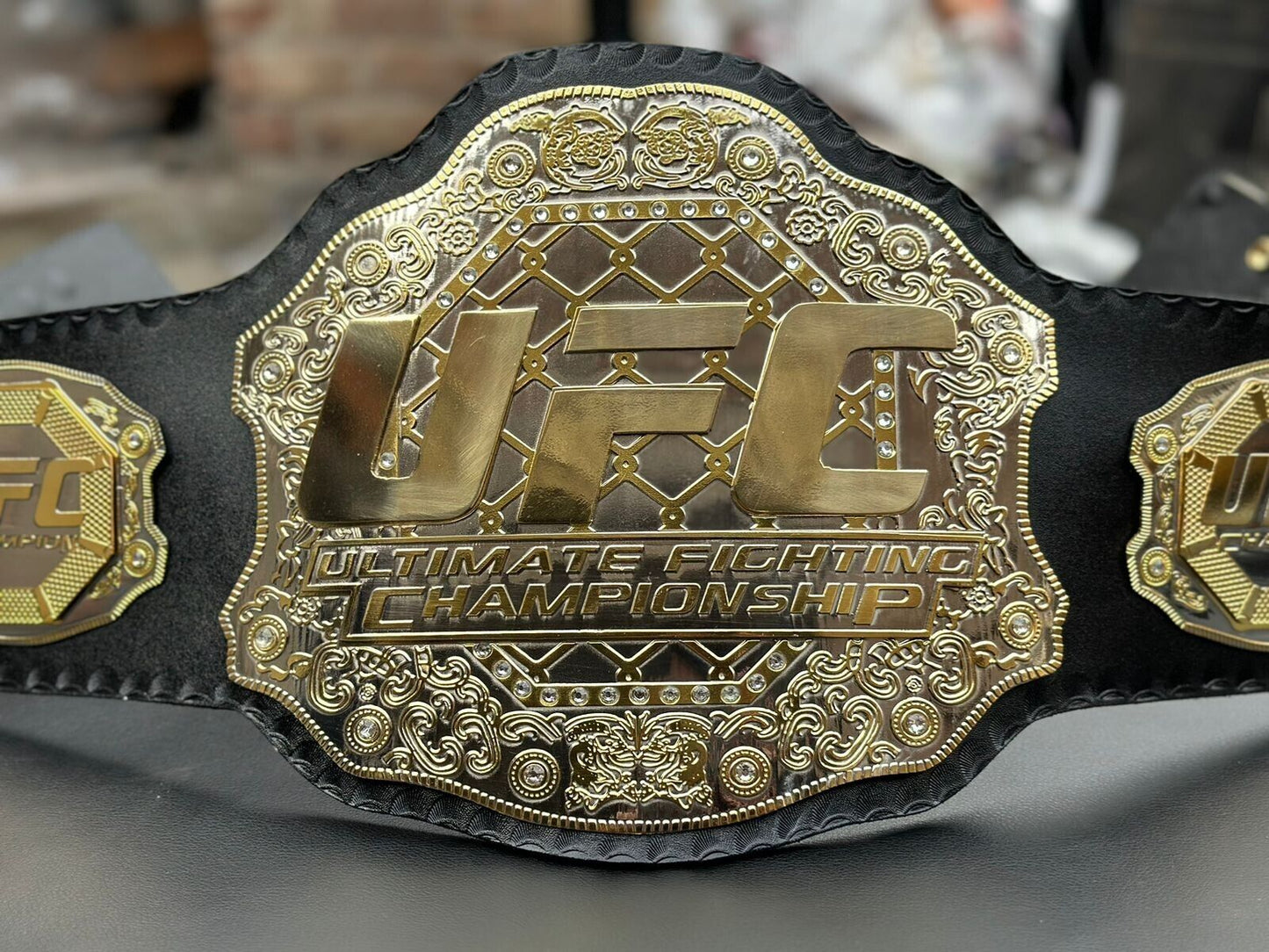 UFC Ultimate Championship Replica Belt 2mm Brass Brand New Adult