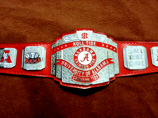 New Alabama Roll Tide Football Championship Belt 2mm Brass