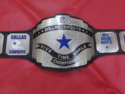 Super Bowl Dallas Cowboys NFL Championship Replica Belt Adult Size Brass