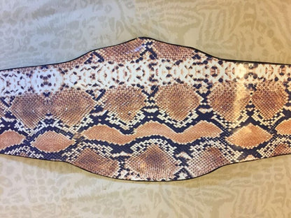 Rare Snake Skin WWF World Heavy Weight Championship Smoking Skull Belt