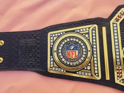 Nfl Custom New Orleans Saints Championship Wrestling Belt Brass Alloy