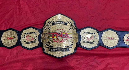 New TNA WORLD Championship Wrestling Belt Brass Alloy Real Leather