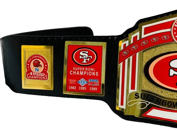 San Francisco SF 49ers NFL Championship Title Belt - WWF Belt