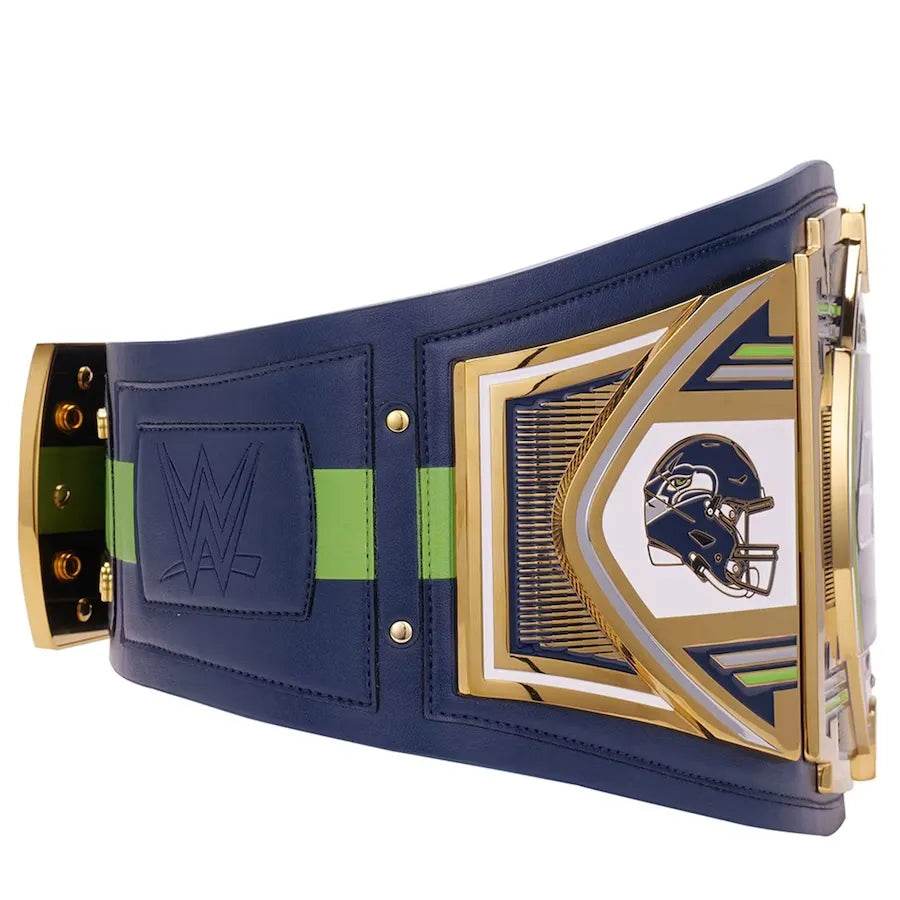 Seattle Seahawks WWE Legacy Title Belt - WWF Belt