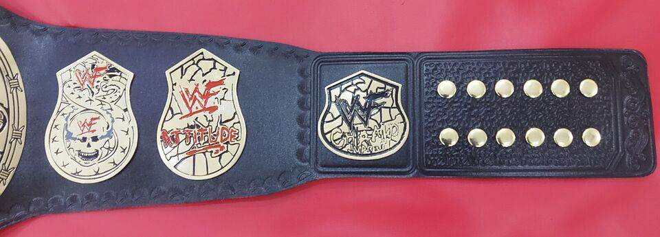 Smoking Skull Snake Skin Wrestling Championship Title Belt - WWF Belt