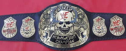 Smoking Skull Snake Skin Wrestling Championship Title Belt - WWF Belt