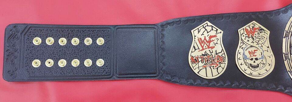 Smoking Skull Snake Skin Wrestling Championship Title Belt - WWF Belt