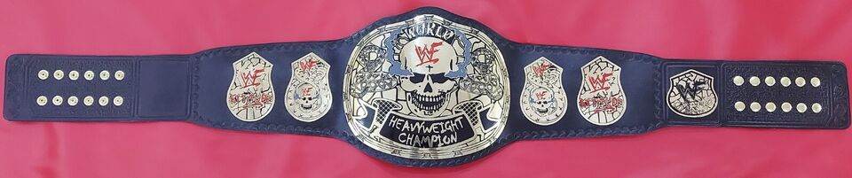 Smoking Skull Snake Skin Wrestling Championship Title Belt - WWF Belt