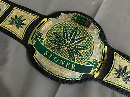 Stoner Maple Leafs Championship Replica Adult Size Belt Dual - WWF Belt