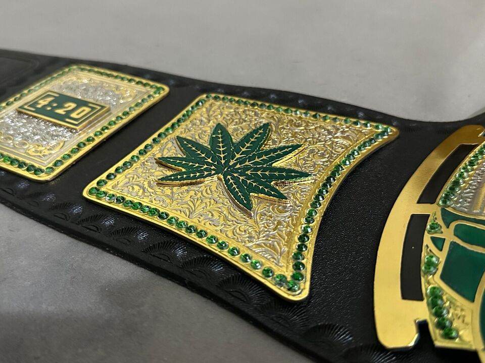 Stoner Maple Leafs Championship Replica Adult Size Belt Dual - WWF Belt