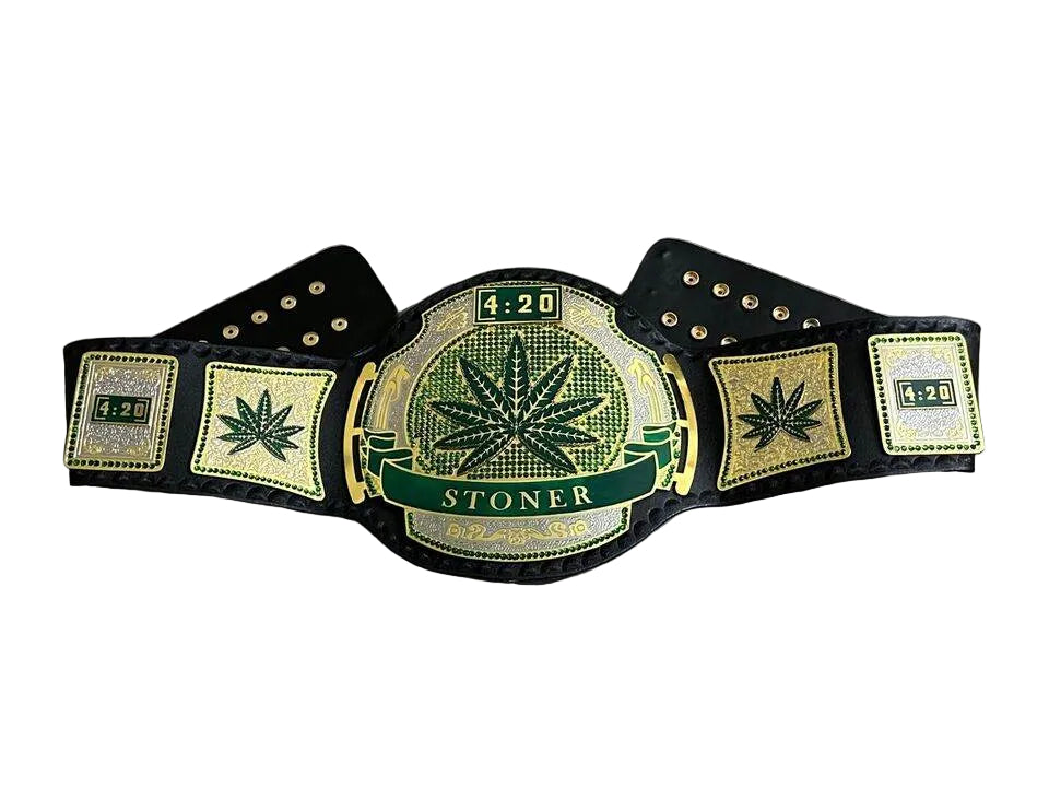 Stoner Maple Leafs Championship Replica Adult Size Belt Dual - WWF Belt