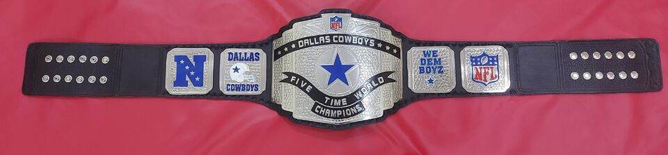 Super Bowl Dallas Cowboys NFL Championship Replica Belt - WWF Belt