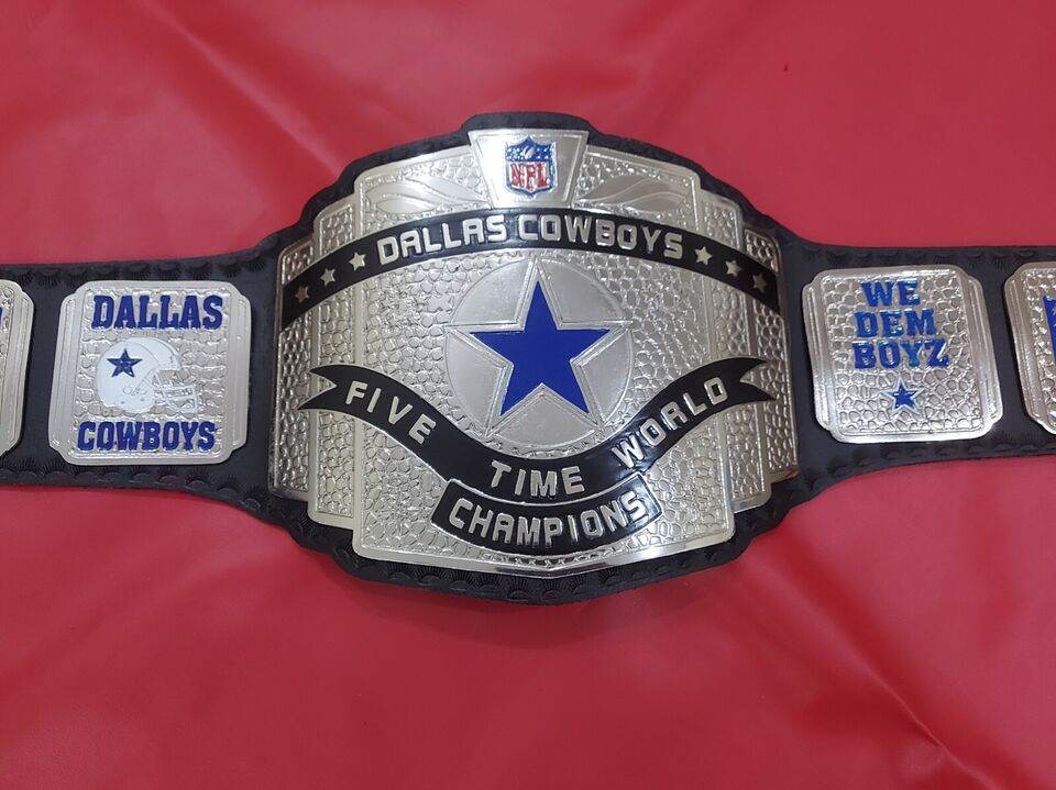 Super Bowl Dallas Cowboys NFL Championship Replica Belt - WWF Belt