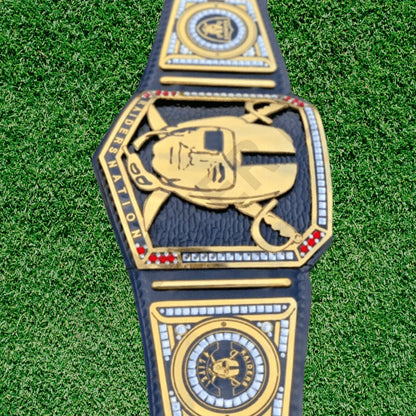 Super Bowl Las Vegas Raiders NFL Championship Title Belt - WWF Belt