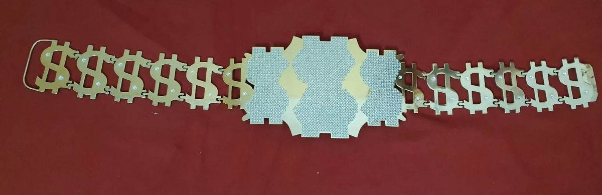 Ted DiBiase Million Dollar WWE Championship Title Replica Belt - WWF Belt