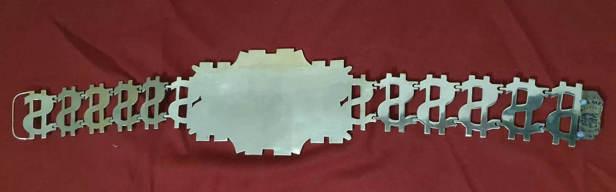 Ted DiBiase Million Dollar WWE Championship Title Replica Belt - WWF Belt