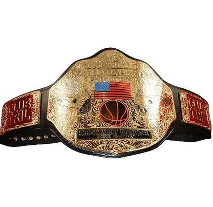 The Club Trillion National Player of the Year Title Belt