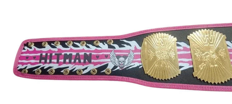 The Hitman Bret Hart Championship Title Belt Replica - WWF Belt