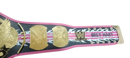 The Hitman Bret Hart Championship Title Belt Replica - WWF Belt