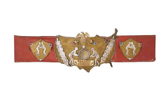 The Original 1963 World Wide Wrestling Federation Belt