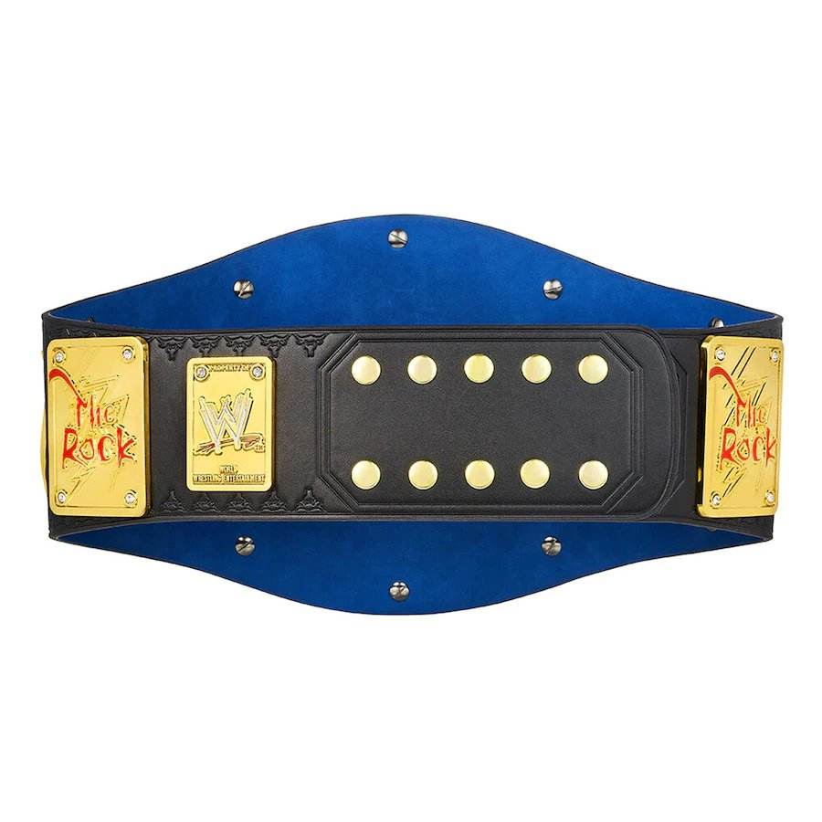 The Rock Brahma Bull Replica Championship Title Belt - WWF Belt