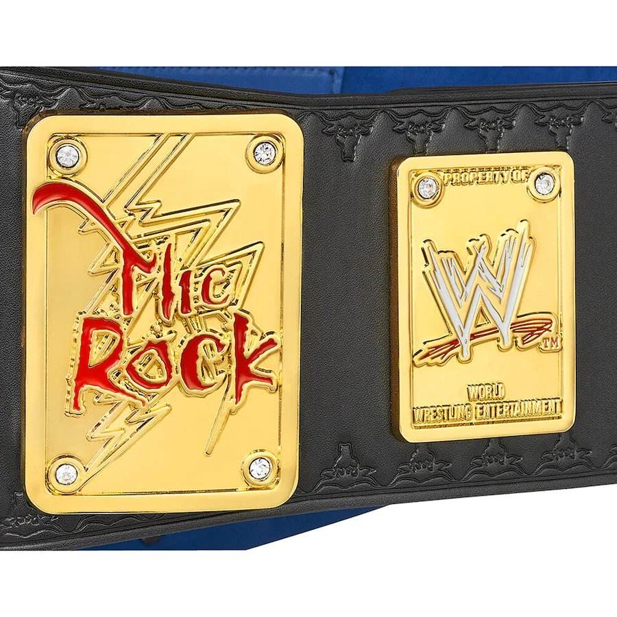 The Rock Brahma Bull Replica Championship Title Belt - WWF Belt