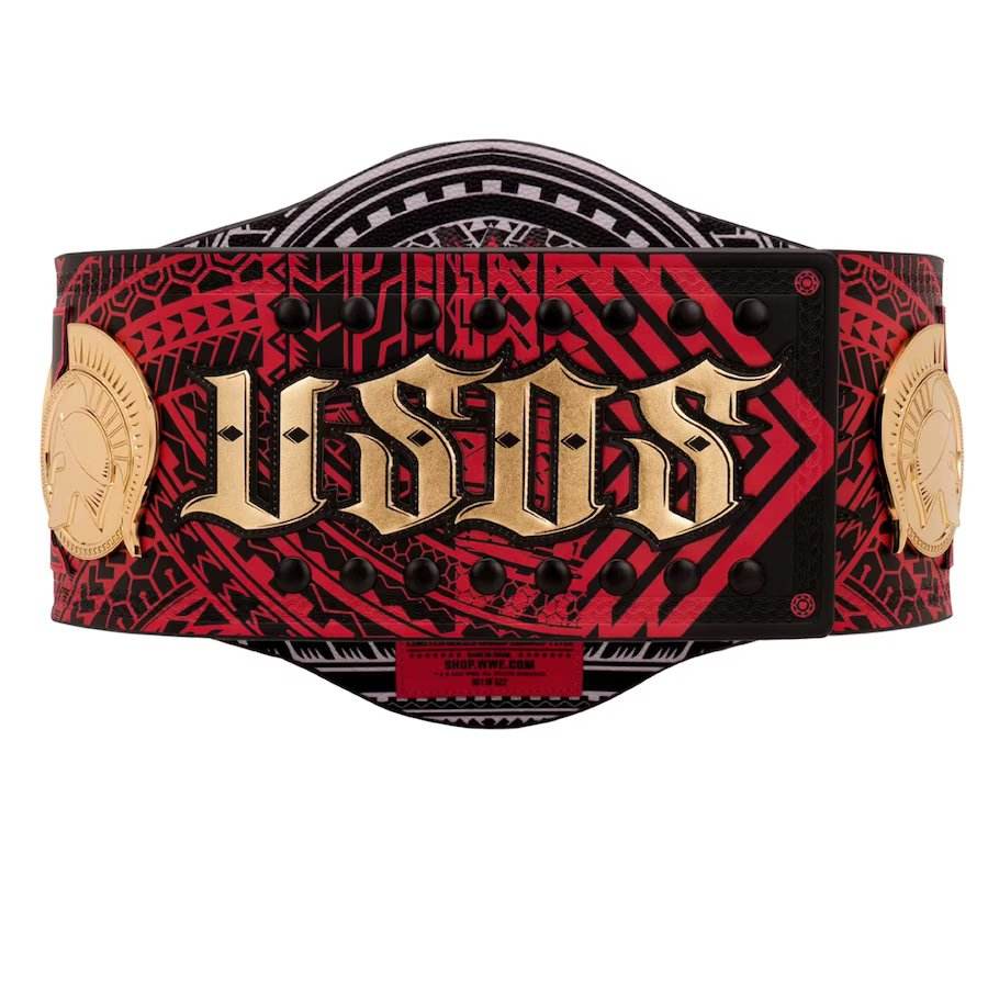 The Usos 622-Day Longest Reigning Tag Team Title Belt - WWF Belt