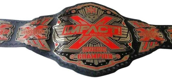 TNA IMPACT X Division Wrestling Championship Title Belt - WWF Belt